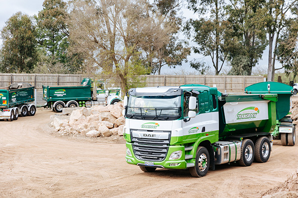 Transrock landscaping rock delivery